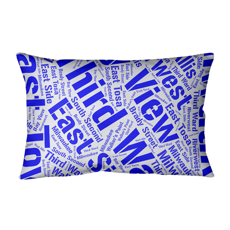 Coussin lombaire intérieur/extérieur milwaukee, Bleu, Non