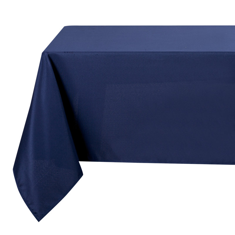 Nappe de couleur unie aliaksej, L 104 po x l 60 po, Marine