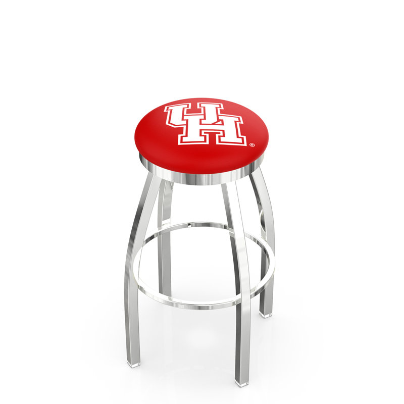 NCAA Swivel Counter and Bar Stool, Houston, "Counter Stool (25" Seat Height)"