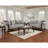 Carved Wood Frame Sofa