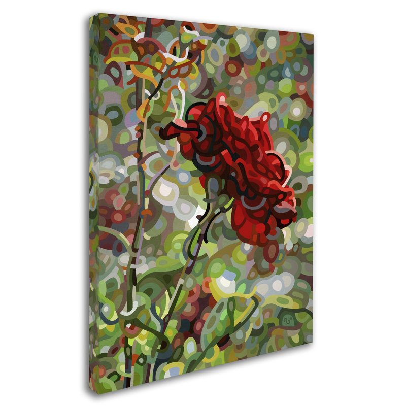 «Last Rose of Summer» par Mandy Budan - reproduction sur toile, H 24 po x l 18 po x P 2 po