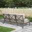 Canapé de patio en aluminium avec coussins en oléfine Lamando