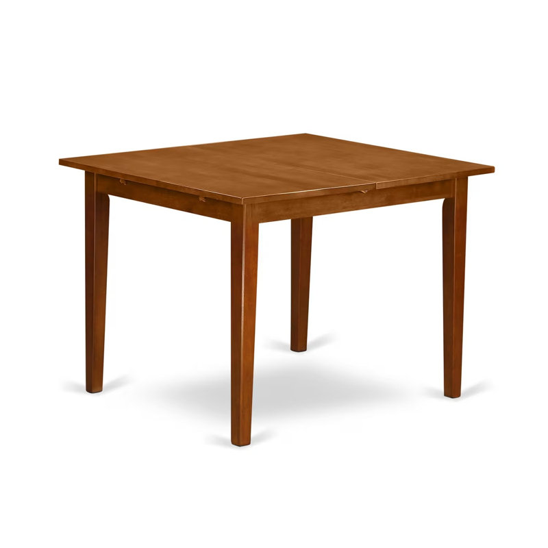 Chaises de salle à manger Milan - Chaises en bois recouvertes de tissu lin, ensemble de 2, selle brune, Linen Fabric Seat