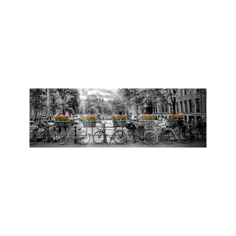 Amsterdam Gentlemen's Canal by Melanie Viola - Wrapped Canvas Panoramic Print, 152.4 cm H x 50.8 cm W x 1.91 cm D