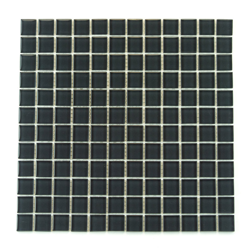Torch Song 1'' W x 1'' L Glass Tile Mosaic Sheet, North
