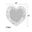 Mountain Studios Teak Heart Wall Mirror