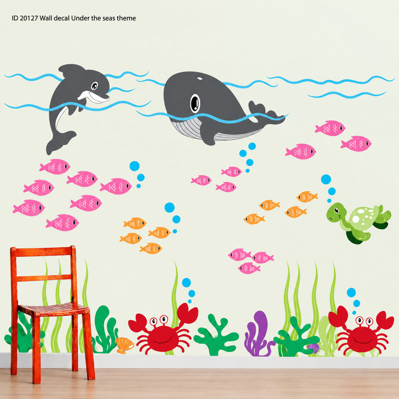 Non-Wall Damaging Wall Decal, Scheme C