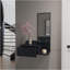 Armoire flottante Lowell, salon, noir-349807060