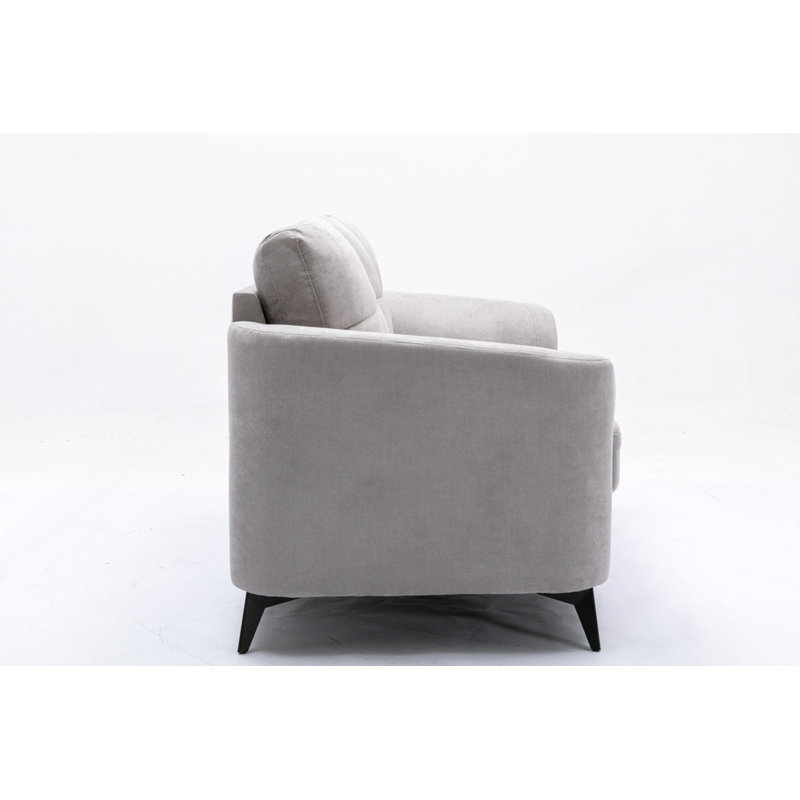 Sofa confortable deux places avec coussin capitonné