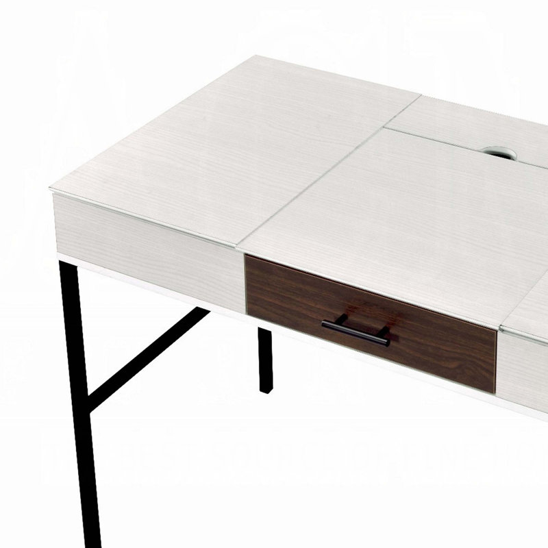 Bureau d'écriture avec port USB, Naturel