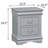 2-Drawer Bedroom Nightstand-200606285