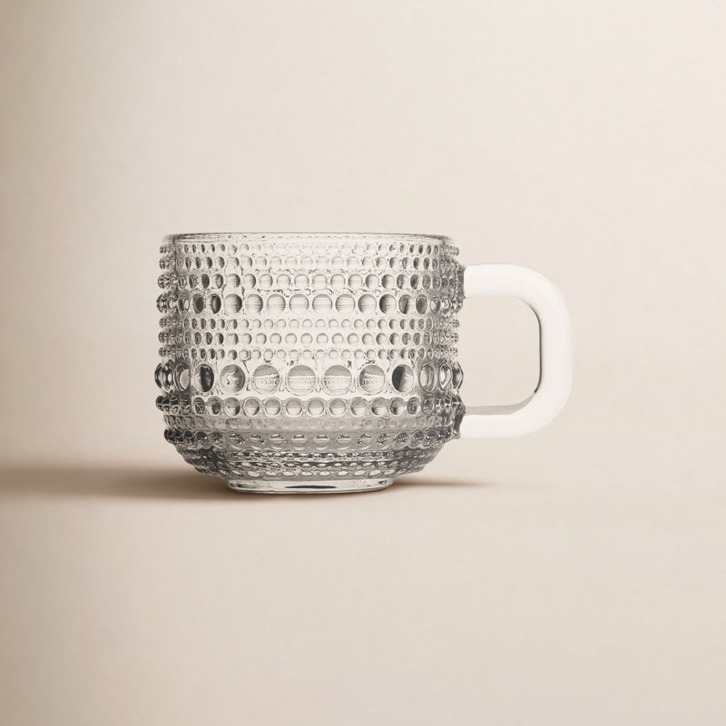 Fortessa Jupiter Glass, 3 Oz. Espresso Cup (Set of 6), Clear, 3 Oz.