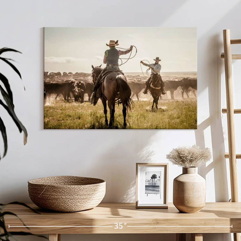 Brampt Cattle Drive Day, 16" H x 24" W