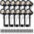 Low-voltage  Landscape Light, 12v  15w 3000k Warm White Led Spotlight With Ip66 Waterproof Rating (12-piece Set Including Connector)