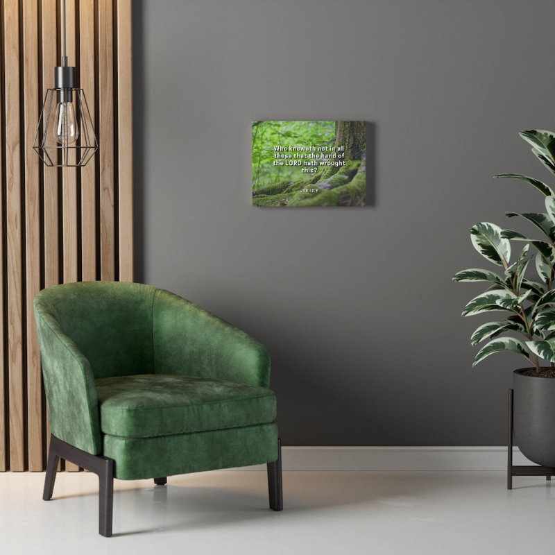 Hand Of The Lord Job 12:9 - Wrapped Canvas Print, 61cm H x 76cm W