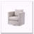 Sutton Linen Swivel Barrel Chair-895239834