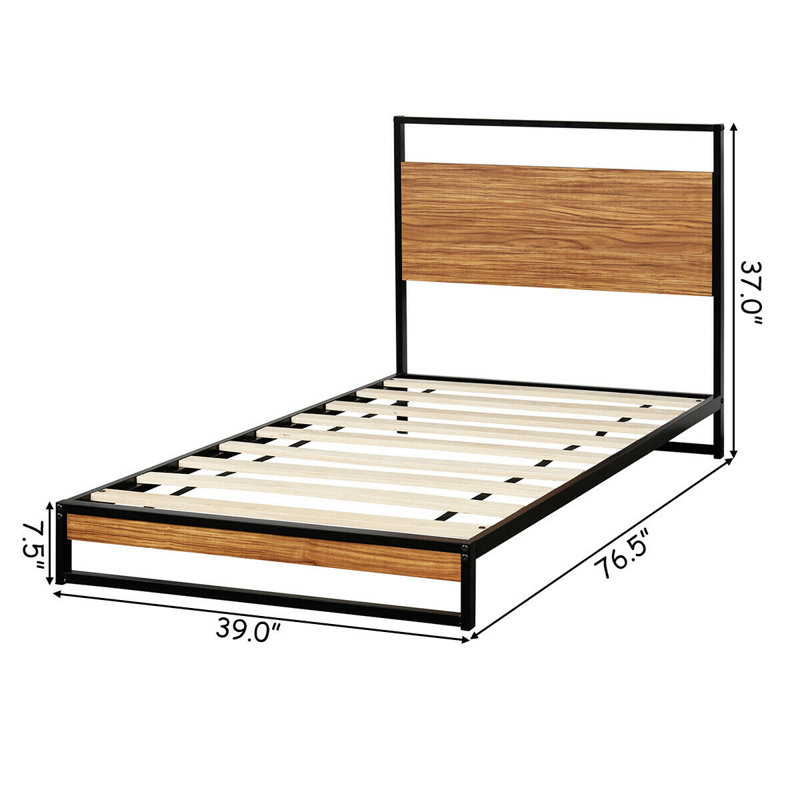 Lit plateforme simple Jennings