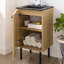 Meuble-lavabo simple 17,5 po avec plateau en bois Modway-93811807-93811806