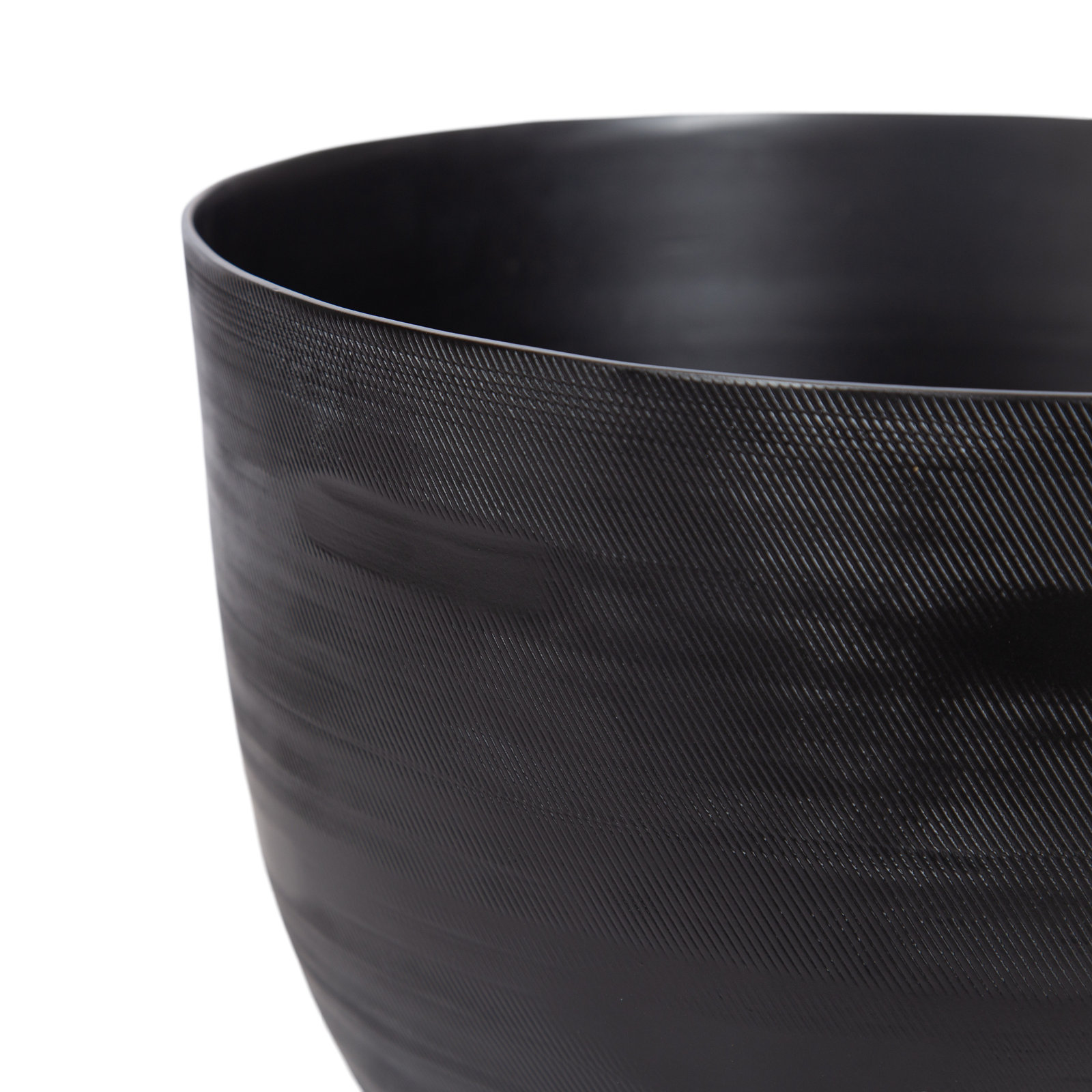 Beamon 12" Pot Planter, Black