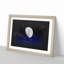 Close Up Of The Moon - Single Picture Frame Print on MDF-56917015-56917014