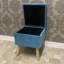 Bourquin 33Cm Velvet Square Footstool-1052378194