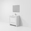 Robinet de lavabo simple en métal l 30 po x P 20 po Lafron-113110648-113110650