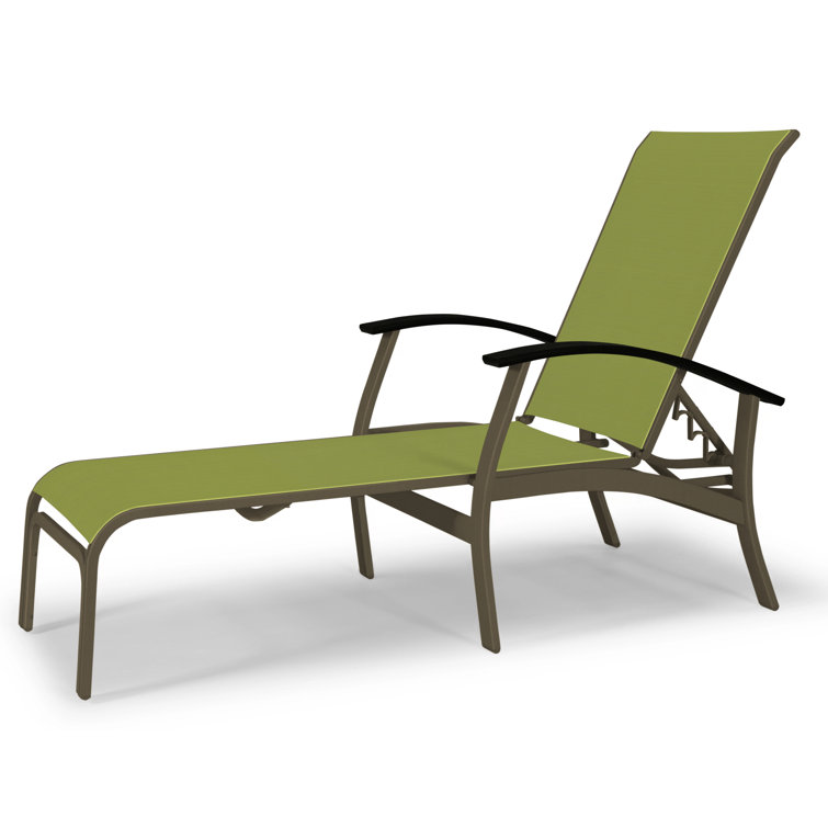 Askar Outdoor Rust-Resistant Metal Chaise Lounge