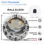 Horloge murale 12 po
