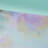 King/Cal King Watercolor Tie Dye Printed Comforter Set with Throw Pillow