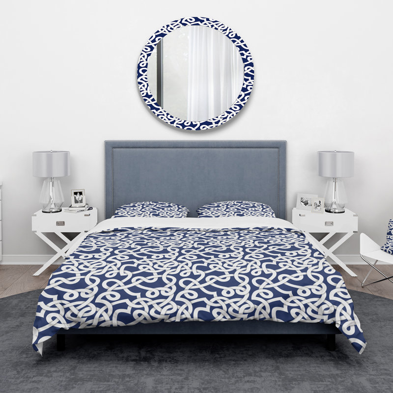 Ensemble de housse de couette mid, Housse de couette double / grand et 2 taies
