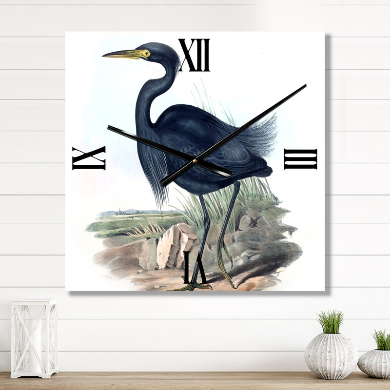 Horloge murale oiseaux australiens III, Très grand