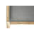 Elegant Oak Wood King-Size Headboard with Linen Upholstery-1358146734