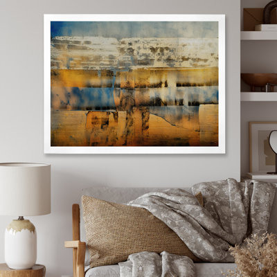 «Distant Horizons Vintage Landscape Watercolor», reproduction
