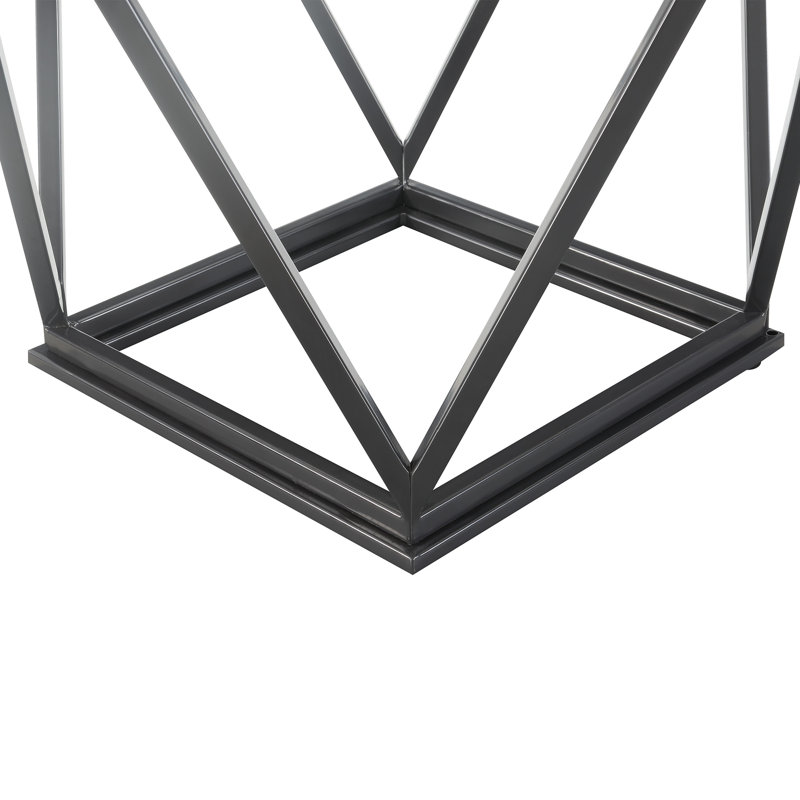 Avyon Marble Top End Table