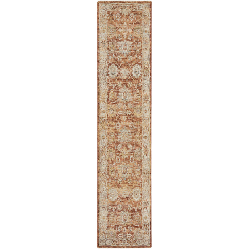 Floral Indoor Rug, Rectangle 2'3" x 10'2"