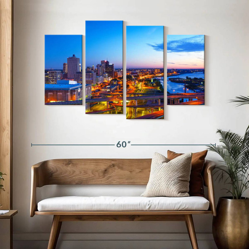 Senne Memphis Highways, 32" H x 52" W