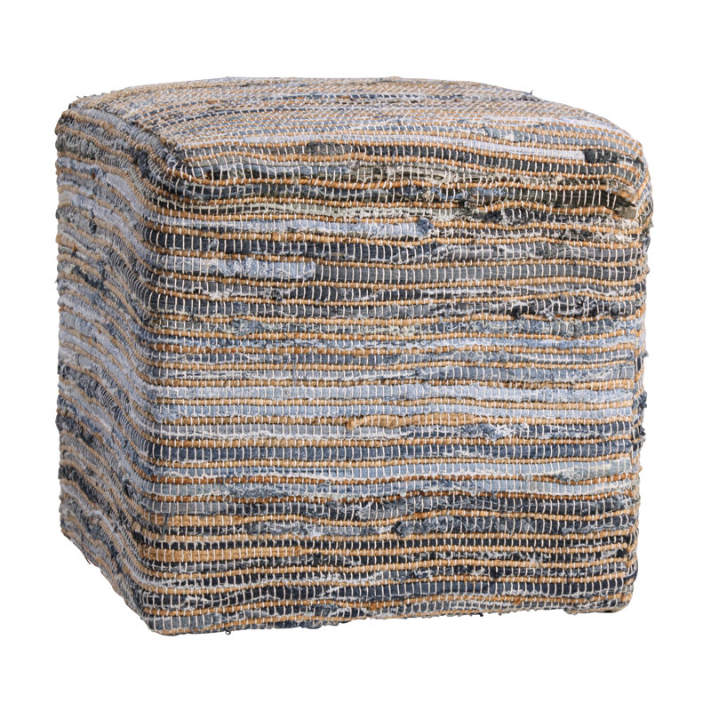 Frisco 18" Wide Square Pouf Ottoman