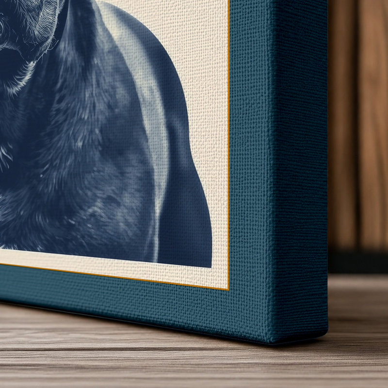 Print, 18x12 - 45.7 x 30.5 cm, Teal Border