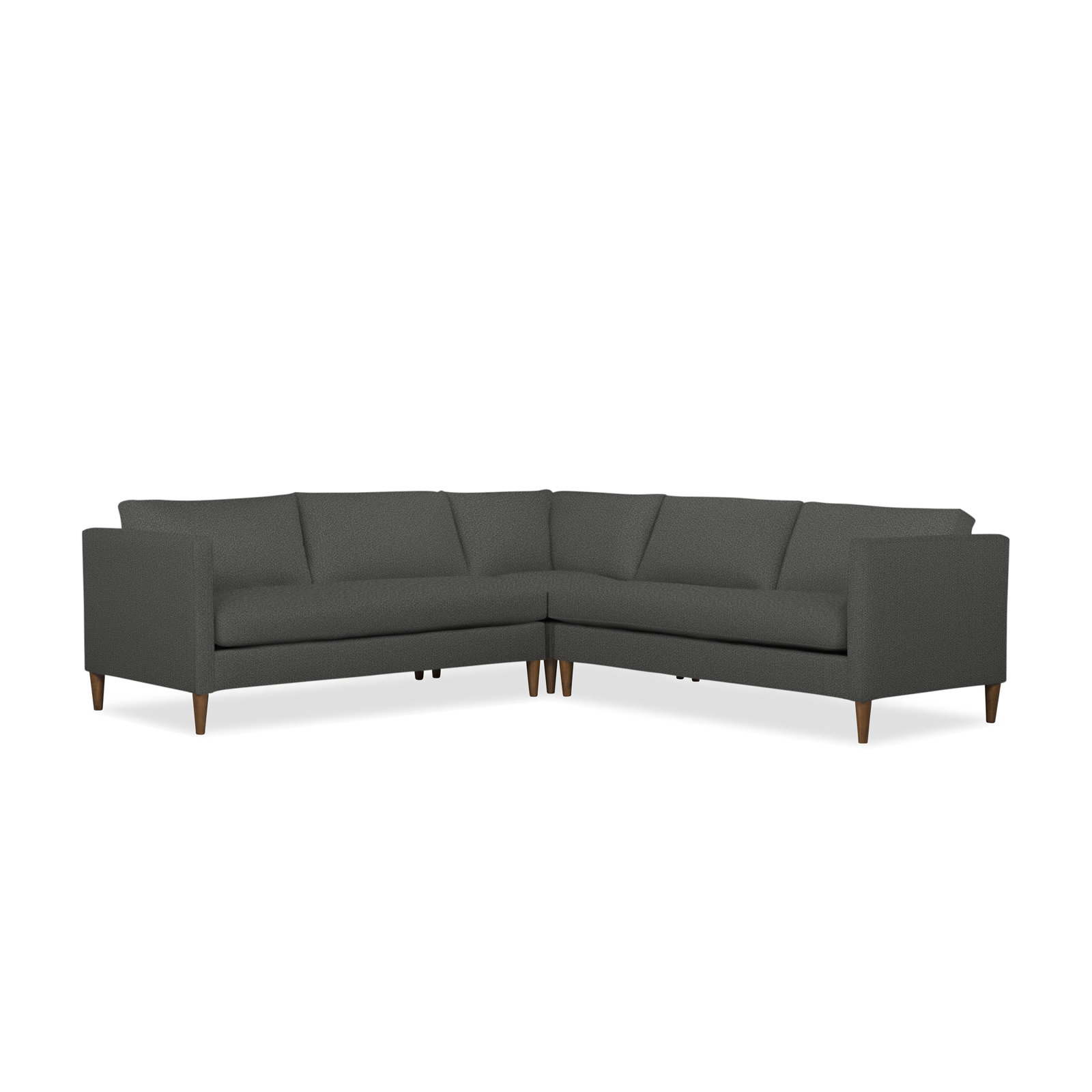 Clifford Sectional, Davis Smoke Bouclé