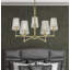 Lustre cylindrique unique à 5 lumières Tseng