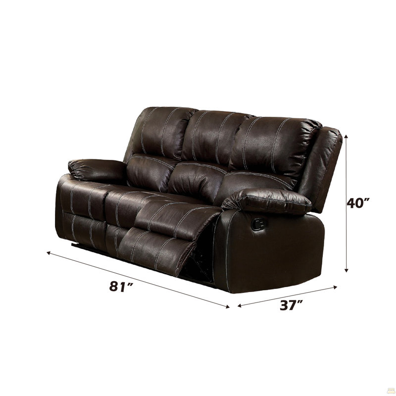 Leather Recliner Sofa