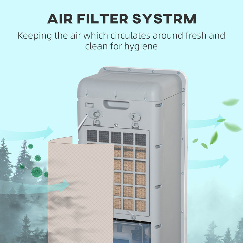 Portable Evaporative Cooler with Remote