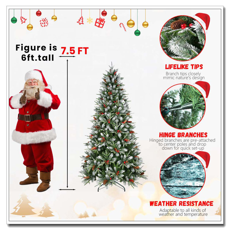 Arbre de Noël 8 pi, Non, H 8 pi