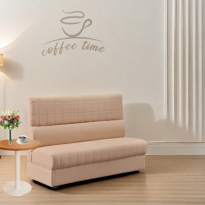 Banc rembourré en similicuir Bakery