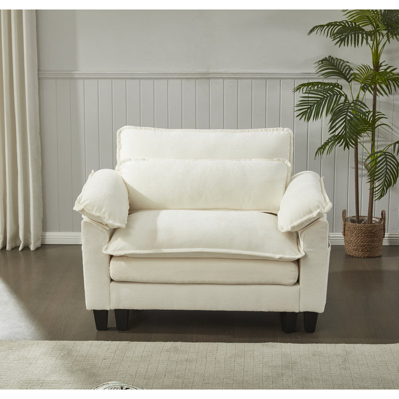 Luqi Arm Chair, Beige