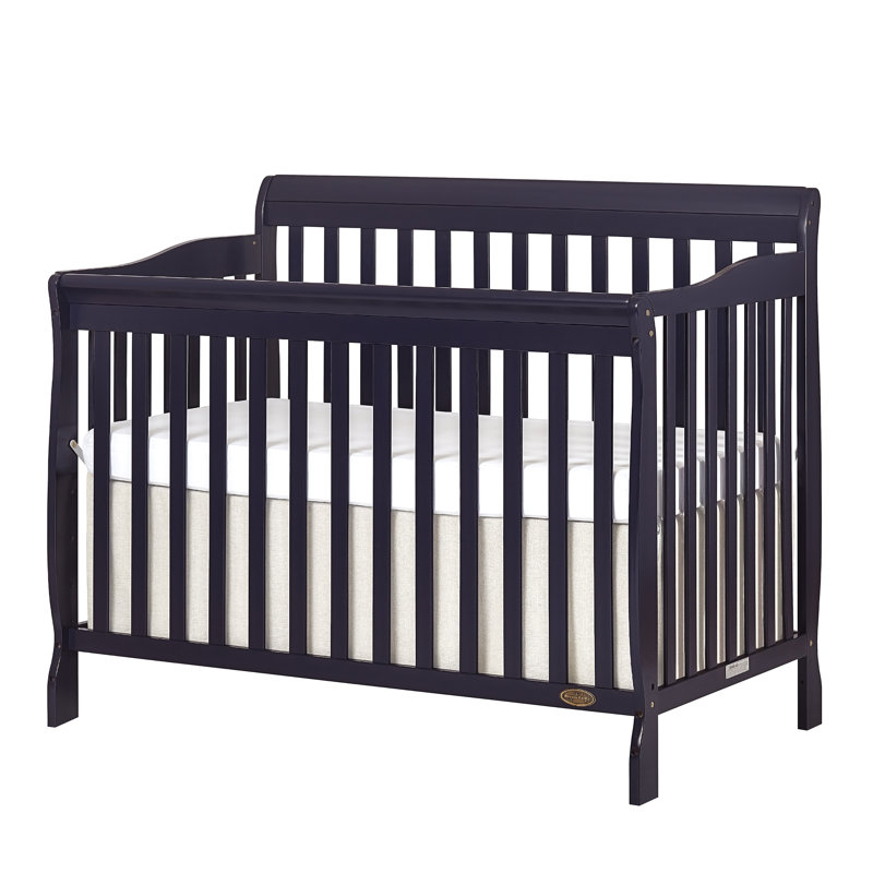 Lit de bébé convertible 5-en-1 Ashton, Bleu marine