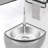 Stainless Steel  Triangle Bathroom Sink