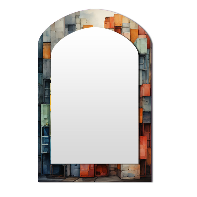 Minimalism Warehouses - Arch Wall Mirror Decor, 43" x 33"