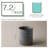  6.2-Inch Grey Farmhouse Ceramic Utensil Holder
