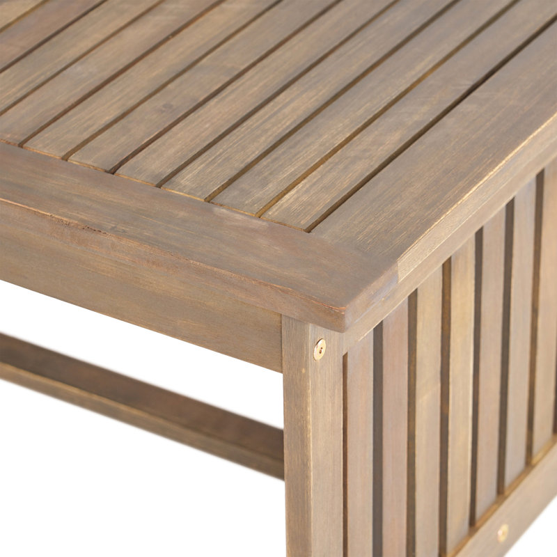 Wood Deck Coffee Cabinet - Stylish Storage Stained Outdoor Buffet Create A Patio